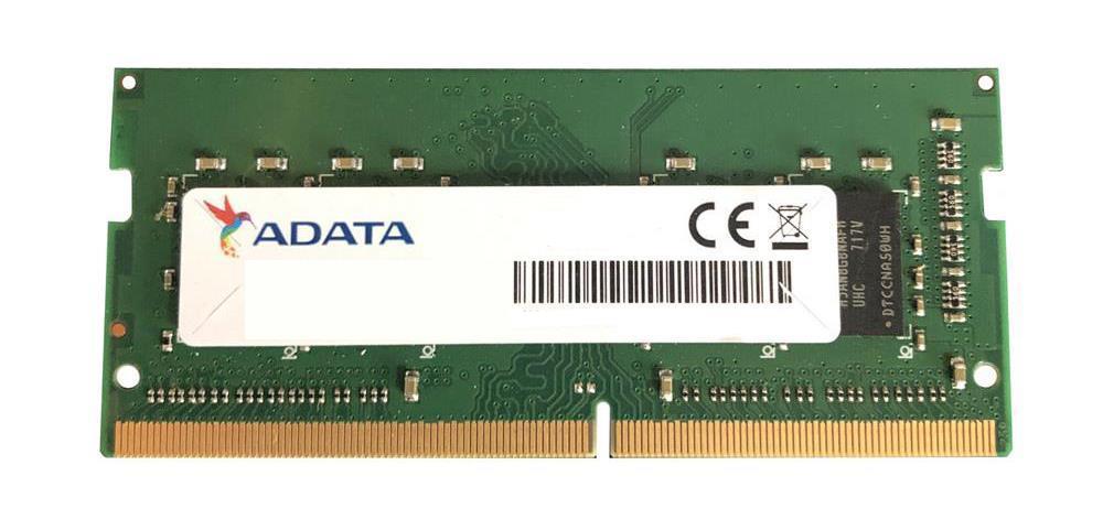 AD4S266688G19-RGN ADATA 8GB PC4-21300 DDR4-2666MHz non-ECC Unbuffered CL19 260-Pin SoDimm 1.2V Single Rank Memory Module