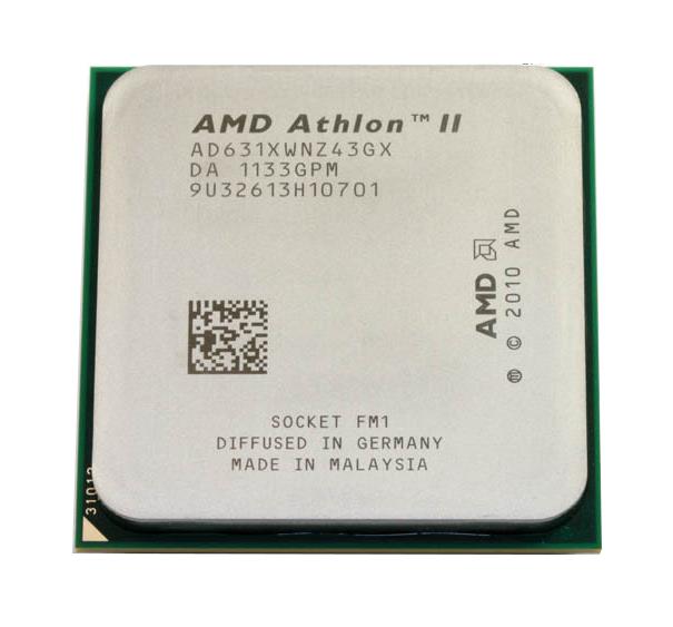 AD631XWNZ43GX AMD Athlon II X4 631 Quad-Core 2.60GHz 4MB L2 Cache Socket FM1 Processor