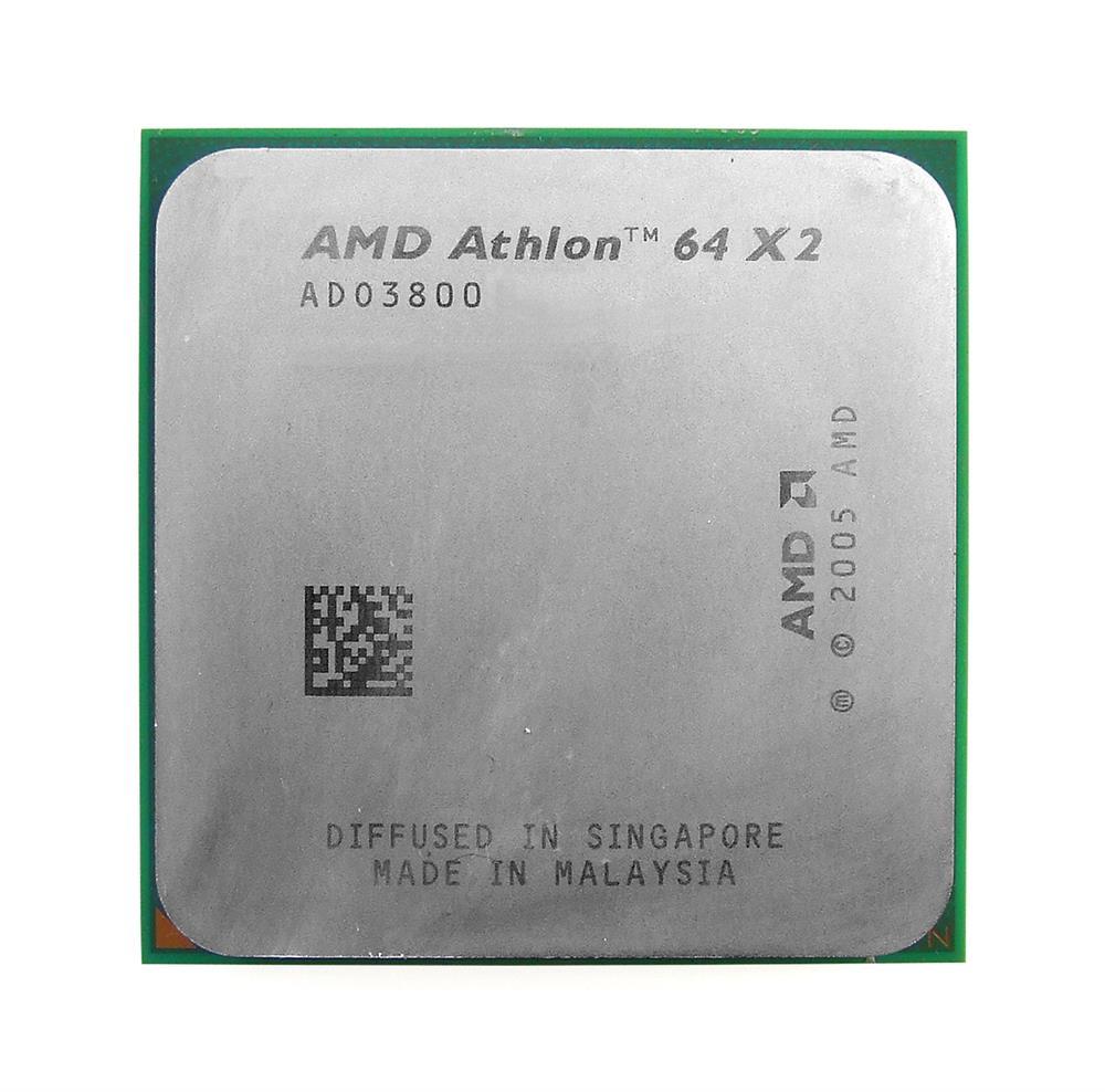 ADD3800IAT5CU AMD Athlon 64 X2 3800+ Dual-Core 2.00GHz 1MB L2 Cache Socket 939 Processor