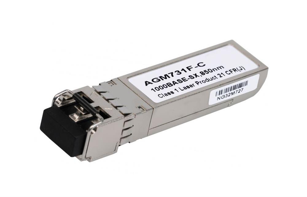 AGM731F-C Cisco AGM731F 1Gbps 1000Base-SX Multi-Mode Fiber 550m 850nm Duplex LC Connector SFP Transceiver Module Netgear Compatible