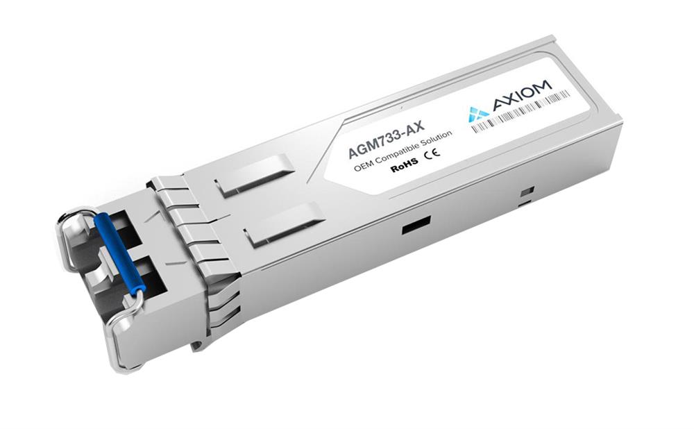 AGM733-AX Axiom 1.25Gbps 1000Base-ZX Single-mode Fiber 80km 1550nm Duplex LC Connector SFP Transceiver Module for NetGear Compatible