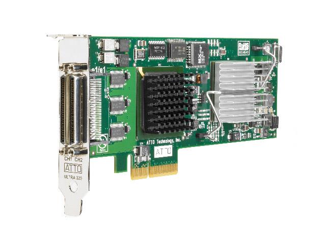 AH627A HP StorageWorks U320E Dual Channel Ultra-320 SCSI LVD PCI Express x4 HBA Controller Card