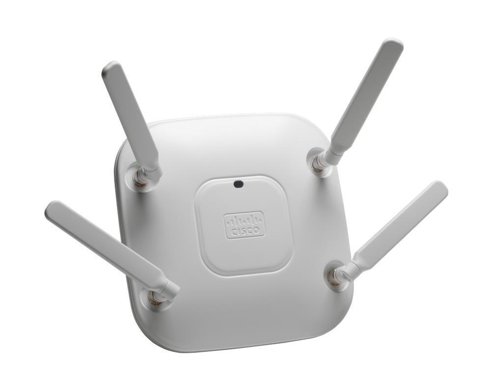AIR-CAP3602E-EK910 Cisco Aironet 3602E IEEE 802.11n 450Mbps Wireless Access Point ISM Band UNII Band (Refurbished)