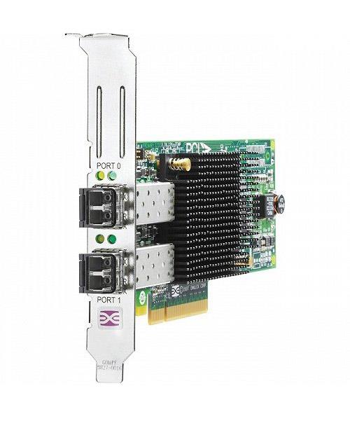 AJ763A HP StorageWorks 82E Dual Port Fibre Channel 8Gbps PCI Express 2.0 x4 HBA Network Card