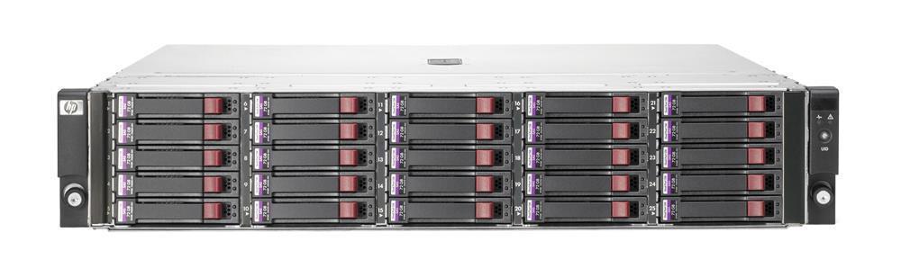 AJ941A-3 HP StorageWorks D2700 Hard Drive Enclosure Storage Enclosure 25 x 2.5-inch Front Accessible SAS, SAS Rack-mountable (Refurbished)