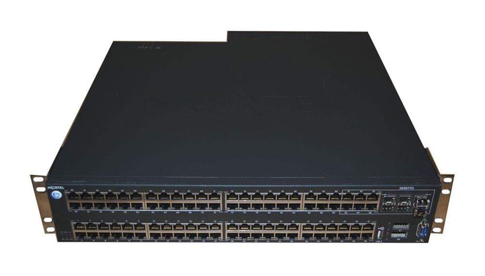 AL1001B12-E5 Nortel 5698TFD with 96 x 10/100/1000 Ports Gigabit Ethernet Routing External Switch 6 Shared SFP Ports 2 XFP Ports (Refurbished)