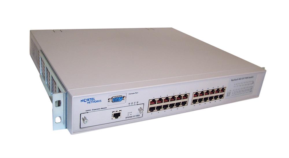 AL2001A20-E5 Nortel 460-24T-PWR 24-Ports RJ-45 Managed Fast Ethernet External Switch with PoE (Refurbished)