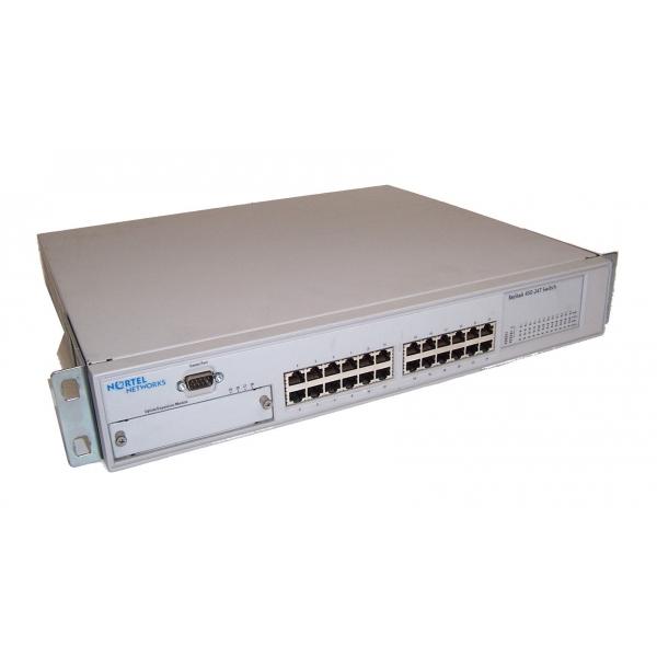 AL2012A14 Nortel BayStack 450 24-Ports SFP 100Mbps Managed stackable Fast Ethernet Switch (Refurbished)