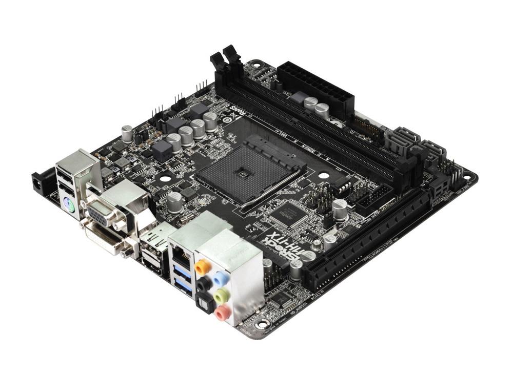 AM1H-ITX ASRock Socket Am1 DDR3 SATA3&usb3.0 A&GBe Mini-itx (Refurbished)
