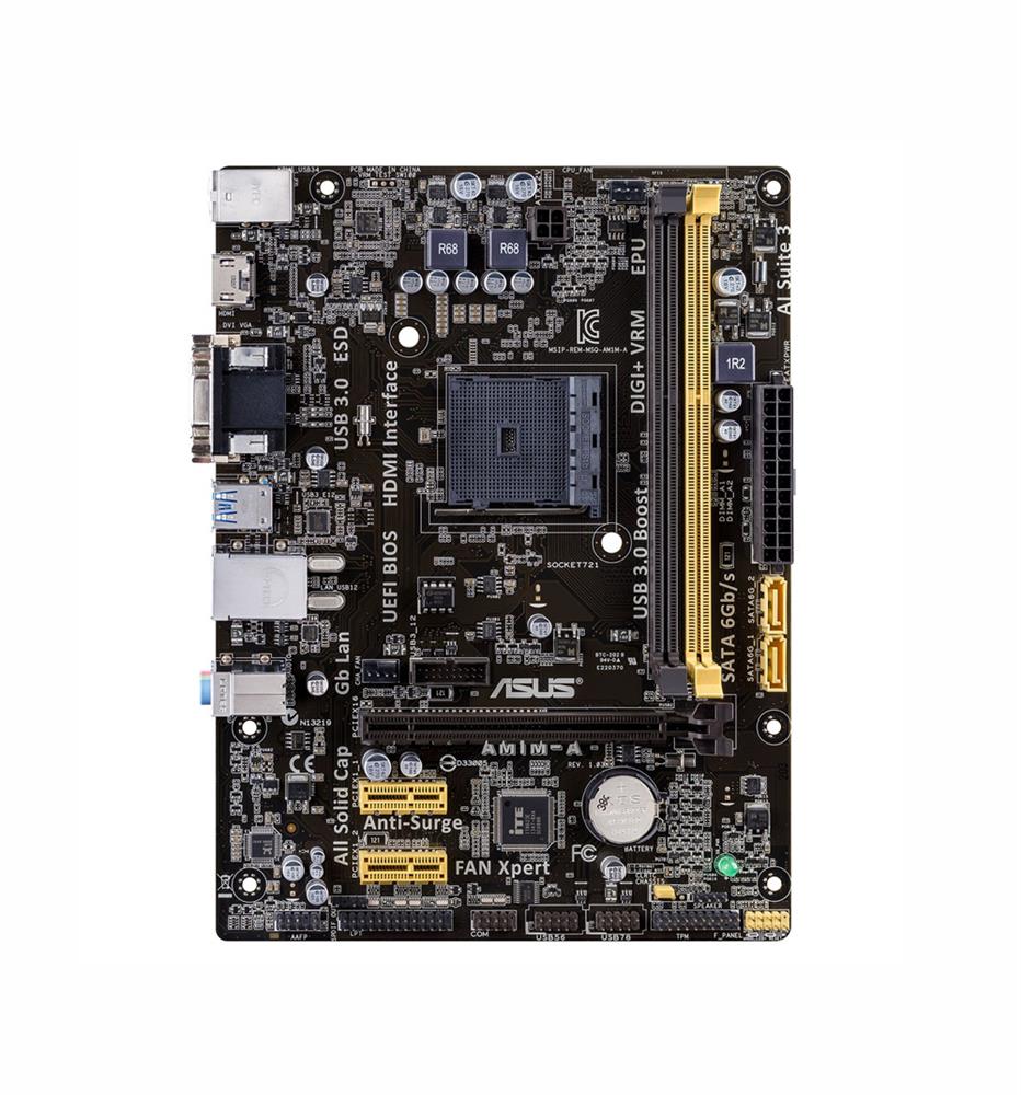 AM1M-A-DDO ASUS AM1M-A Athlon/Sempron Processor Support Socket AM1 micro-ATX Motherboard (Refurbished)
