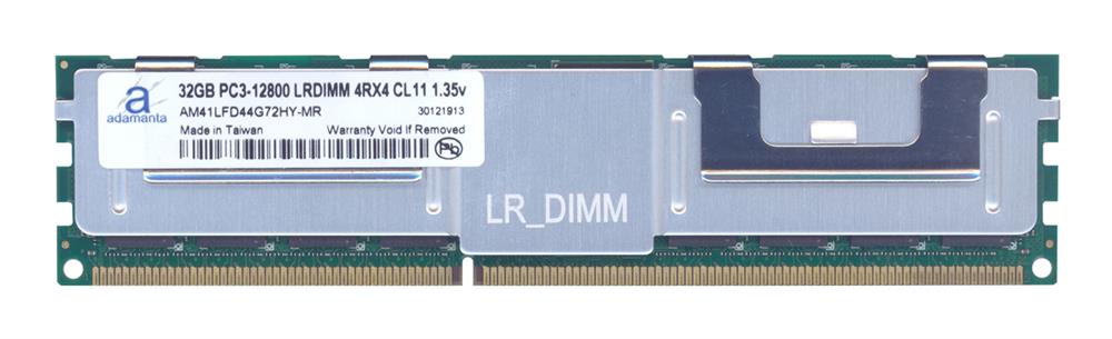 AM41LFD44G72HY-MR Adamanta 32GB PC3-12800 DDR3-1600MHz ECC Registered CL11 240-Pin Load Reduced DIMM 1.35V Low Voltage Memory Module