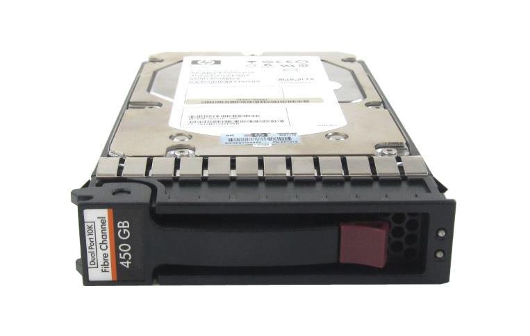 AP731BR HP 450GB 10000RPM Fibre Channel 4Gbps Dual Port Hot Swap 3.5-inch Internal Hard Drive with Tray for StorageWorks EVA M6412