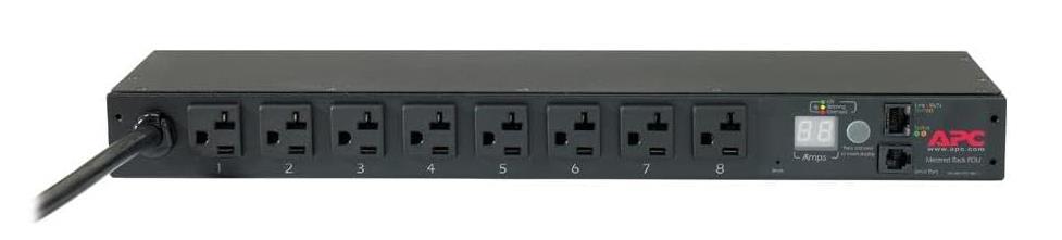 AP7801 APC 1920-Watts 120V 8 Outlets 1U Rack-Mountable Power Distribution Unit (PDU) (Refurbished)