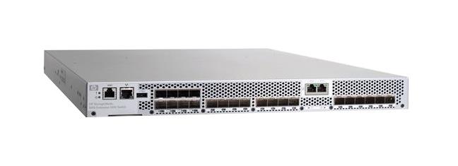 AP864A#ABA HP 1606 Fcip 22-Ports 8Gbps SFP+ Fibre Channel 10/100/1000 Base-T Rack-mountable 1U Gigabit Ethernet Switch (Refurbished)