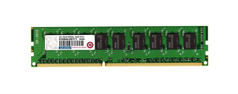 AQD-D3L4GE16-SG Advantech 4GB PC3-12800 DDR3-1600MHz CL11 ECC Unbuffered 240-Pin DIMM Single Rank Memory Module