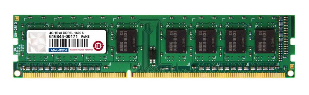 AQD-D3L4GN16-SG Advantech 4GB PC3-12800 DDR3-1600MHz CL11 non-ECC Unbuffered 240-Pin DIMM Single Rank Memory Module