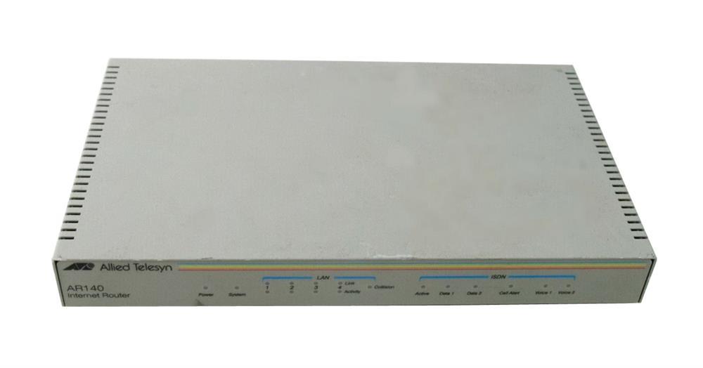 AR140(U)-10 Allied Telesis AR140(U) Internet Access Router - 1 x ISDN BRI WAN, 2 x (Refurbished)