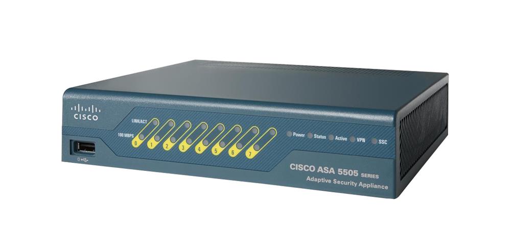 ASA5505-SSL10-K9 Cisco Asa5505 Vpn with 10 Ssl User Lic 3des/aes (Refurbished)