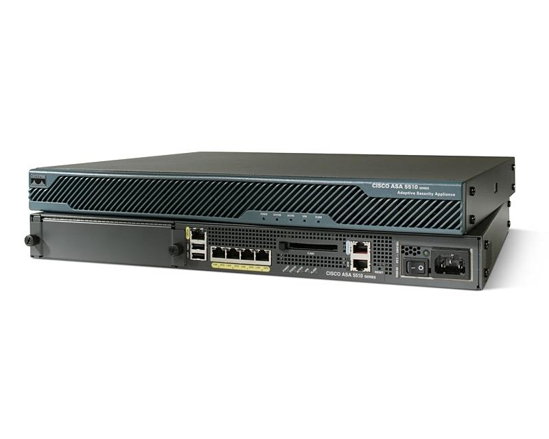 ASA5510-SSL50-K9 "Cisco ASA 5510 SSL / IPsec VPN Adaptive Security Appliance 3x 10/100/1000Base-T , 2x Ports (Refurbished)"