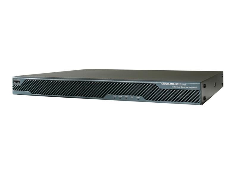 ASA5520-DC-K8 Cisco Asa5520 Appliance Dc Power S/w 50 Vpn Peers 3 Fe De (Refurbished)