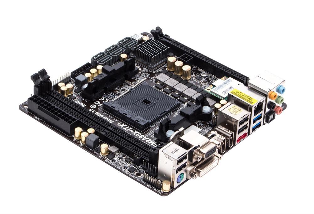 ASR-FM2A88X-ITX-PLUS ASRock Fm2a88x-itx+ Motherboard 95/100w Processors Fm2+/fm2 A88x (Refurbished)