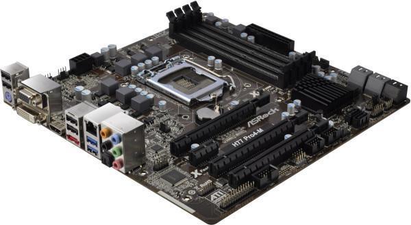 ASR-H77-PRO4-M ASRock H77 Pro4-M Socket LGA 1155 Intel H55 Chipset 3rd/2nd Generation Core i7 / i5 / i3 / Pentium / Celeron / Xeon Processors Support DDR3 4x DIMM 2x SATA3 6.0Gb/s Micro-ATX Motherboard (Refurbished)