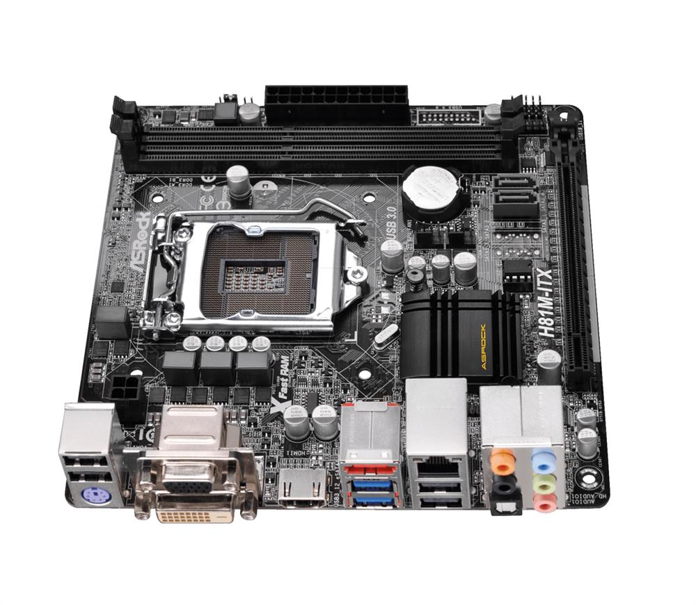 ASR-H81M-ITX ASRock H81m-itx Motherboard Core i7/i5/i3/xeon/pentium/celeron L (Refurbished)