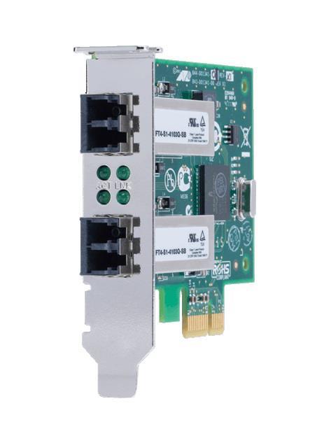 AT-2911SX/2LC-901 Allied Telesis Fed Comp. 1000sx X2 Lc Connector PCI Express Adapter Card