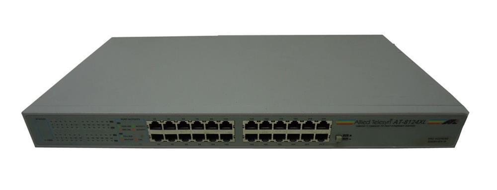 AT-8124XL-20 Allied Telesis AT-8124XL 24-Ports 10/100 Fast Ethernet Switch (Refurbished)