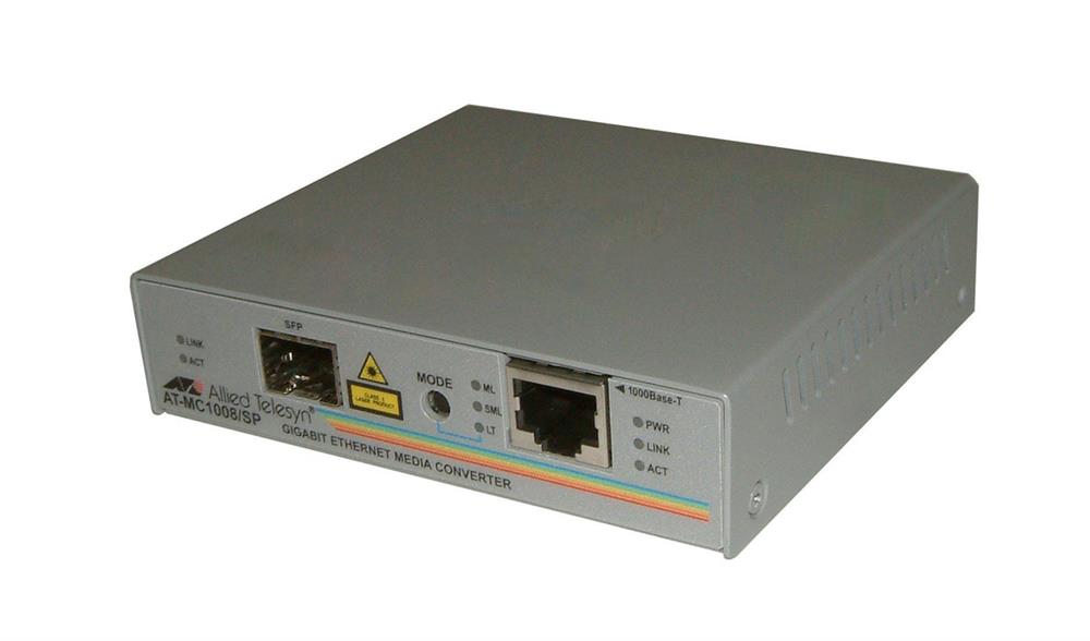 AT-MC1008/SP-30 Allied Telesis 1000Base-T to SFP Media Converter