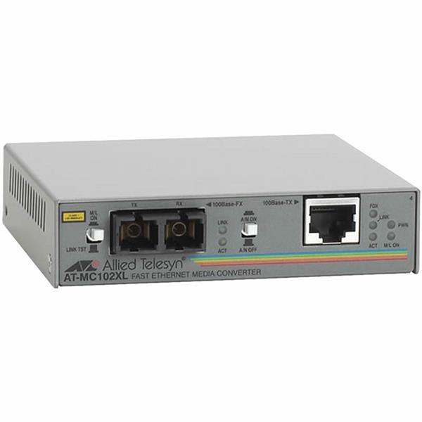 AT-MC102 Allied Telesis 100Base-TX to 100Base-FX/SC Media Converter