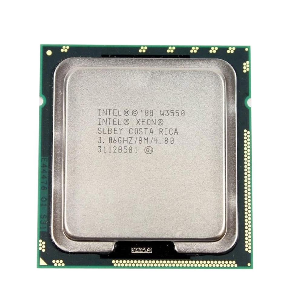 AT80601002112AB Intel Xeon W3550 Quad Core 3.06GHz 4.80GT/s QPI 8MB Cache Socket FCLGA1366 Processor