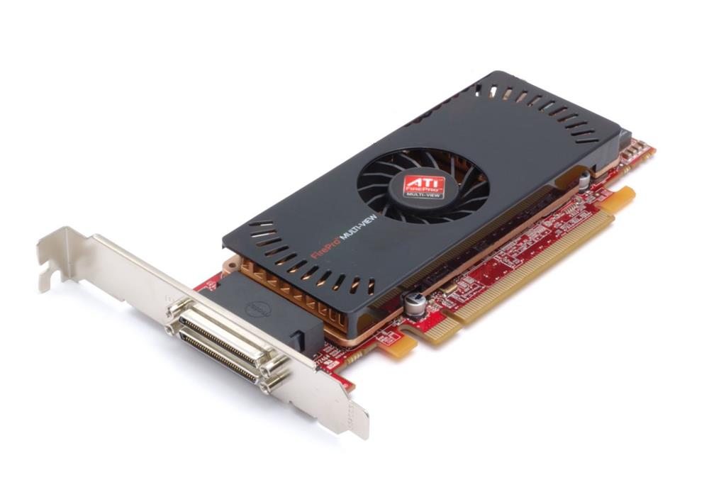 ATI-102-B43601 ATI FirePro 2450 512MB GDDR3 PCI Express 2.0 x16 D-Sub/ DVI Low Profile Multi-View Workstation Video Graphics Accelerator
