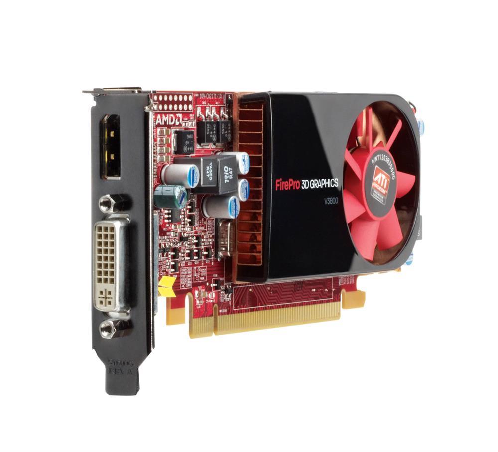 ATI-102-C02101 ATI FirePro V3800 512MB DDR3 64-Bit PCI Express 2.0 DVI DisplayPort Video Graphics Card