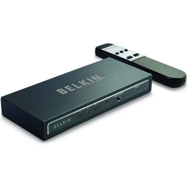 AV24502TT Belkin HDMI 3-to-1 Video Switch with Remote Hdmi/Hdmi Cable (Refurbished)
