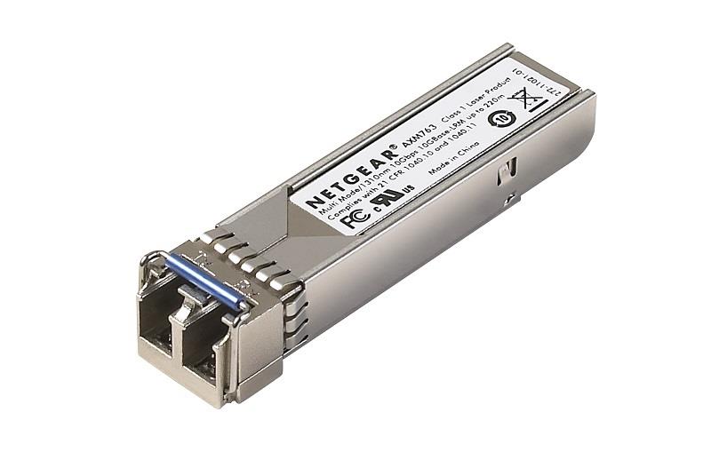 AXM763-10000S NetGear ProSAFE 10Gbps 10GBase-LRM Multi-mode Fiber 220m 1310nm Duplex LC Connector SFP+ Transceiver Module