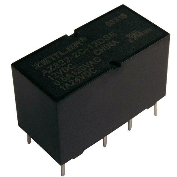AZ822-2C-12DSE Zettler Relay 12V DC 2 xein 2A 960R DIP RELAY M/F P/N