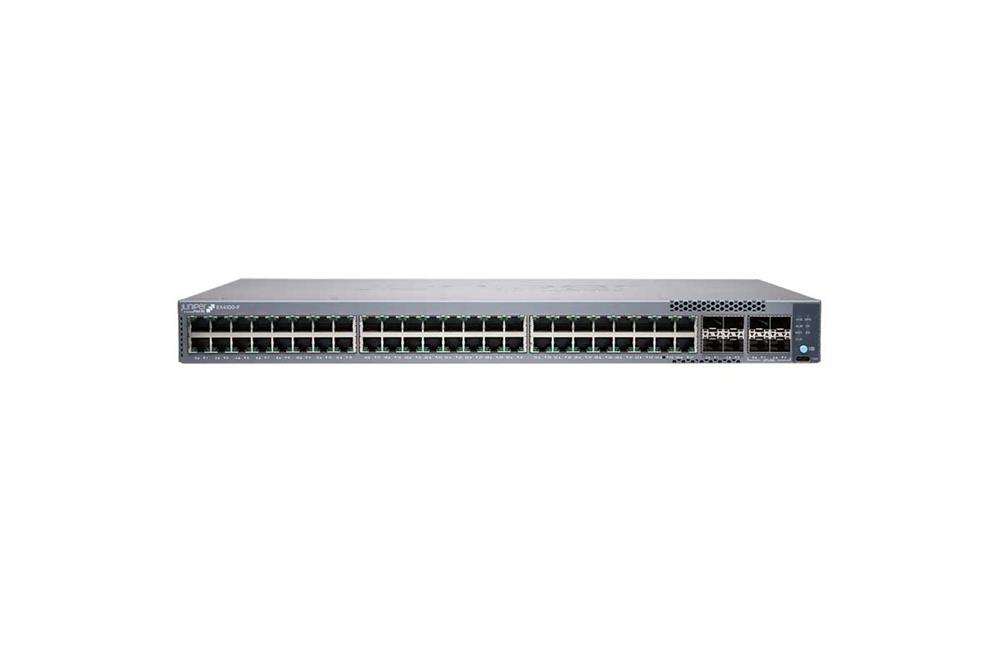 B-EX4100-48P-EDU Juniper EX4100 Series EX4100-48P 48 x Ports PoE 10/100/1000Base-T + 4 x 10GbE Uplink Ports + 4 x 25GbE Stacking/Uplink Ports Layer 3 Managed 1U Rack-mountable Gigabit Ethernet Network Switch (Refurbished)