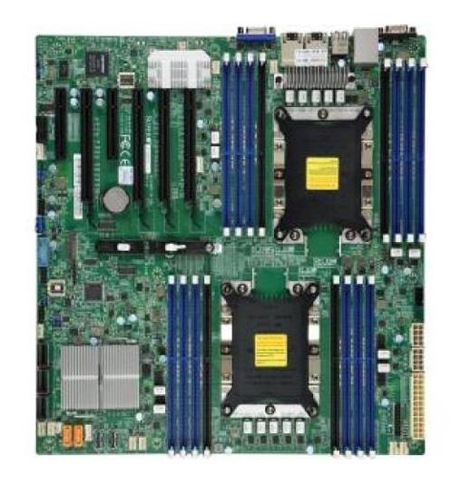 B11SPE-CPU-TF SuperMicro Single Socket LGA 3647 Intel C622 Chipset Intel Xeon Scalable Processors Support DDR4 12x DIMM 1x SATA3 6.0Gb/s Proprietary Server Motherboard (Refurbished)