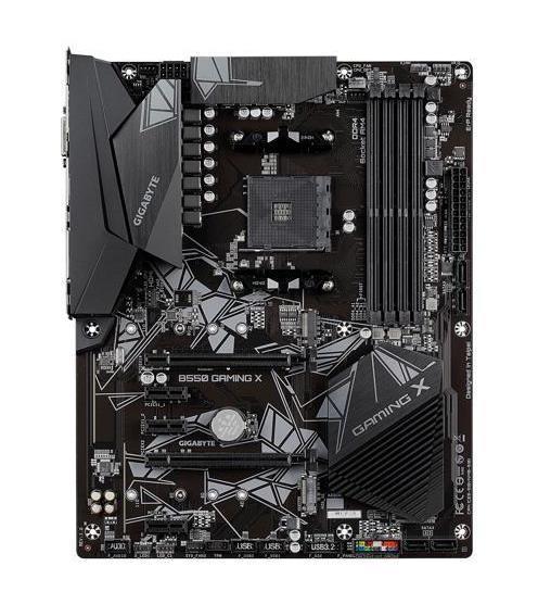 B550 GAMING X rev. 1.0 Gigabyte Socket AM4 AMD B550 Chipset AMD Ryzen 5000 Series/ Ryzen 5000 G-Series/ Ryzen 4000 G-Series And Ryzen 3000 Series Processors Support DDR4 4x DIMM 4x SATA 6.0Gb/s ATX Motherboard (Refurbished)