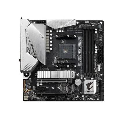 B550M AORUS PRO AX Gigabyte Socket AM4 AMD B550 Chipset AMD Ryzen 5000 Series/ Ryzen 5000 G-Series/ Ryzen 4000 G-Series And Ryzen 3000 Series Processors Support DDR4 4x DIMM 4x SATA 6.0Gb/s Micro-ATX Motherboard (Refurbished)