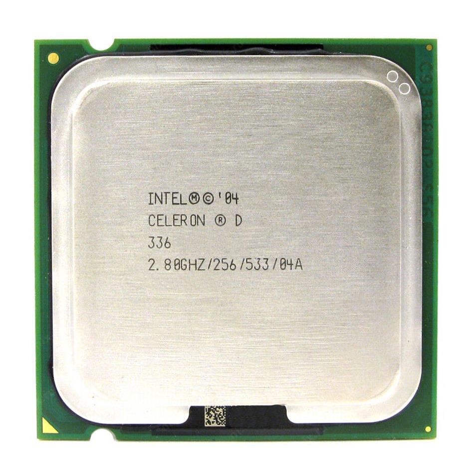 B80547RE072CN Intel Celeron D 336 2.80GHz 533MHz FSB 256KB L2 Cache Socket LGA775 Desktop Processor