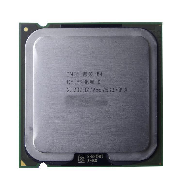 B80547RE077256 Intel Celeron D 340J 2.93GHz 533MHz FSB 256KB L2 Cache Socket LGA775 Desktop Processor