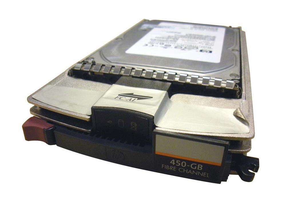 BF146DA483 HP 450GB 15000RPM Fibre Channel 4Gbps Dual Port Hot Swap 3.5-inch Internal Hard Drive