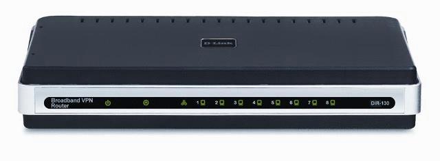 BIR130A-A1 D-Link Ethernet VPN Router 8-Ports 10/100 Ethernet Switch (Refurbished)