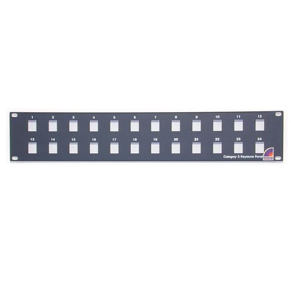BLANKPATCH24-B2 StarTech 24-Port 2u Rackmount Blank Accs Patch Panel For Keystone Jacks