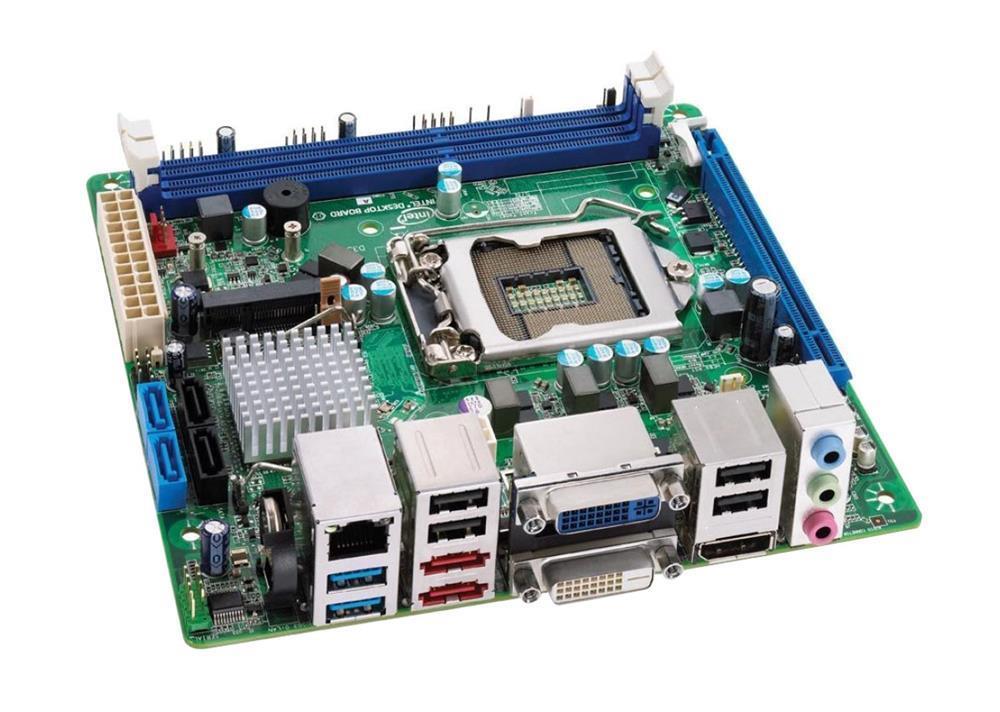BLKDQ67EPB3PAK10 Intel Executive DQ67EP Desktop Motherboard - Intel Q67 Express Chipset - Socket H2 LGA-1155 - Mini ITX - 16 GB DDR3 SDRAM Maximum RAM - DDR3-1066/PC3-8500, DDR3-1333/PC3-10600 - 2 x Memory Slots -  (Refurbished)