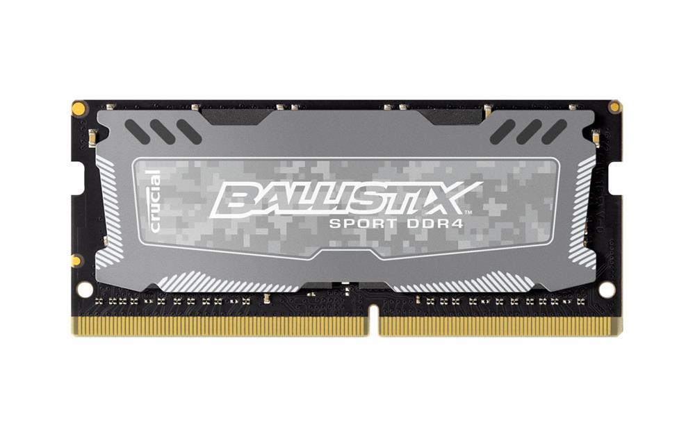 BLS16G4S240FSD Crucial Ballistix Sport LT 16GB PC4-19200 DDR4-2400MHz non-ECC Unbuffered CL16 260-Pin SoDimm 1.2V Memory Module