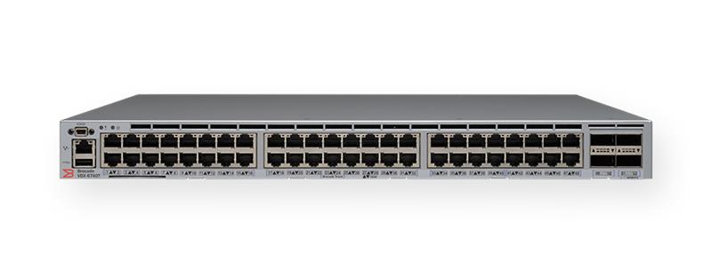 BR-VDX6740T-56-1G-R Brocade 48x 10/100/1000 + 2 x 40Gigabit QSFP+ Stackable Managed Switch (Refurbished)
