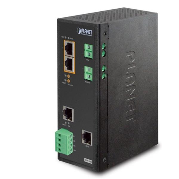 BSP-300 Planet Technology IP30 Industrial Solar Power PoE Switch 2-Port 802.3at Gigabit High Power PoE injector + 1-Port Gigabit Ethernet Pulse Width Modulation (PWM) Protection (Refurbished)
